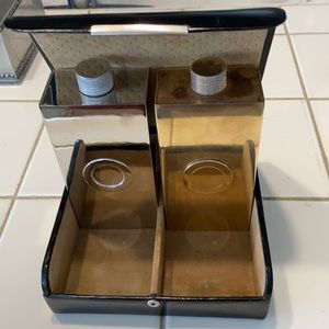 Vintage Travel Flask Set